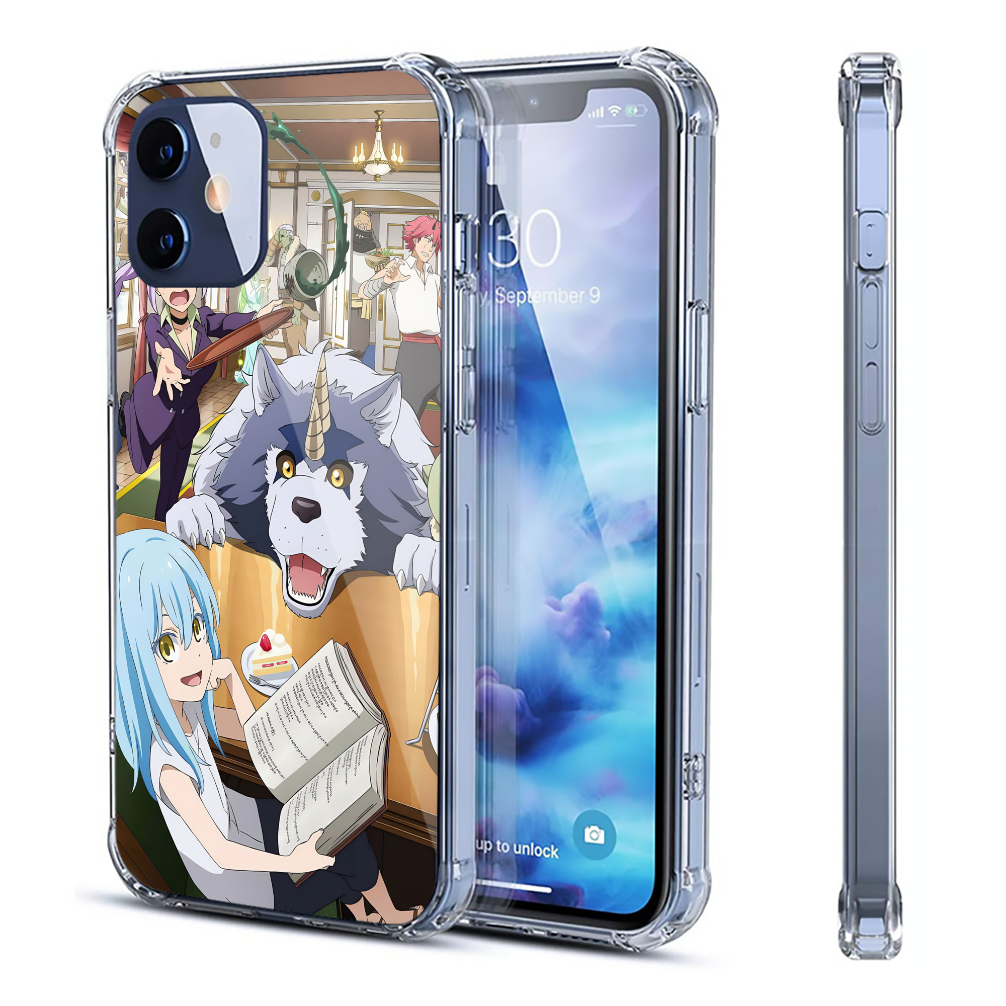 （画像用） 転スラ Regarding Reincarnated to Slime 【iPhone 12シリーズ対応】透明スマホケース（クリアソフトケース）